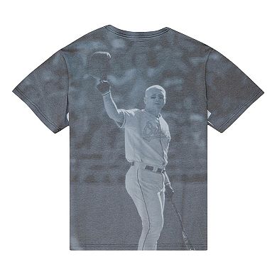 Men's Mitchell & Ness Cal Ripken Jr. Baltimore Orioles Cooperstown Collection Highlight Sublimated Player Graphic T-Shirt