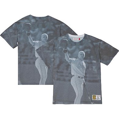 Men's Mitchell & Ness Cal Ripken Jr. Baltimore Orioles Cooperstown Collection Highlight Sublimated Player Graphic T-Shirt