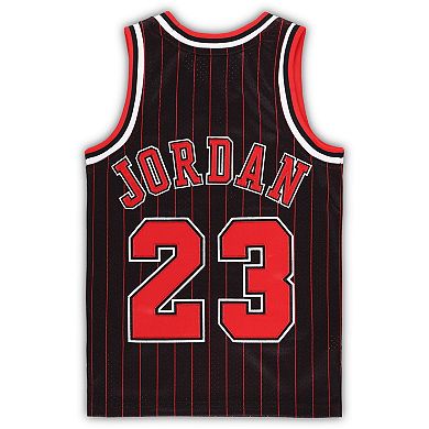 Preschool Mitchell & Ness Michael Jordan Black Chicago Bulls 1996/97 Hardwood Classics Authentic Jersey