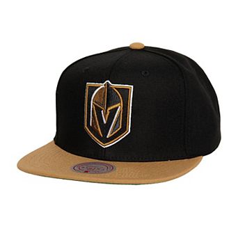 Men's Mitchell & Ness Black/Gold Vegas Golden Knights Core Team Ground 2.0 Snapback Hat
