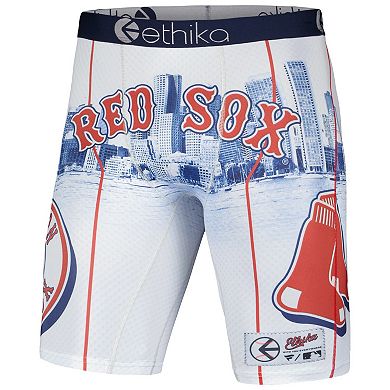 Men's Ethika  White Boston Red Sox Jerseyscape Boxer Briefs