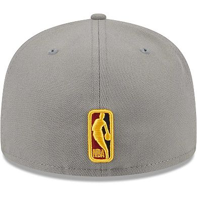 Men's New Era Gray Philadelphia 76ers Color Pack 59FIFTY Fitted Hat