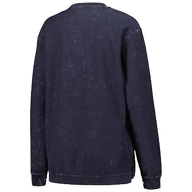 Women's G-III 4Her by Carl Banks Navy Tennessee Titans Comfy Cord Pullover Sweatshirt