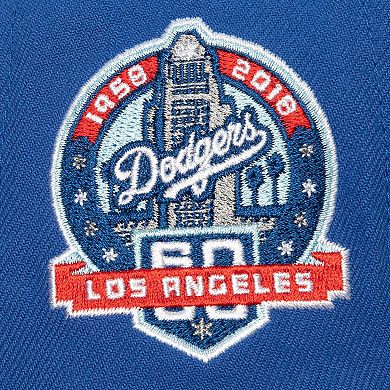 Men's Mitchell & Ness Royal/Gray Los Angeles Dodgers Bases Loaded Fitted Hat