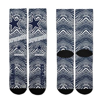 For Bare Feet Dallas Cowboys Zubaz Zubified Crew Socks