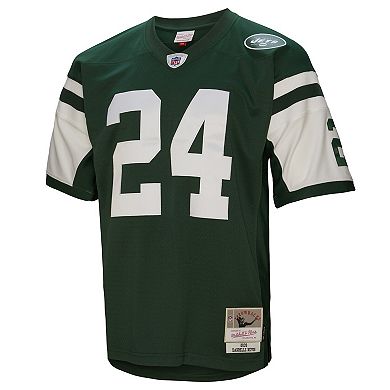 Men's Mitchell & Ness Darrelle Revis Green New York Jets Legacy Replica Jersey