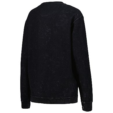 Women's G-III 4Her by Carl Banks Black New Orleans Saints Comfy Cord Pullover Sweatshirt