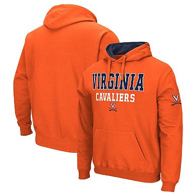 Men's Colosseum Orange Virginia Cavaliers Sunrise Pullover Hoodie