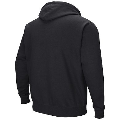 Men's Colosseum Black Army Black Knights Sunrise Pullover Hoodie