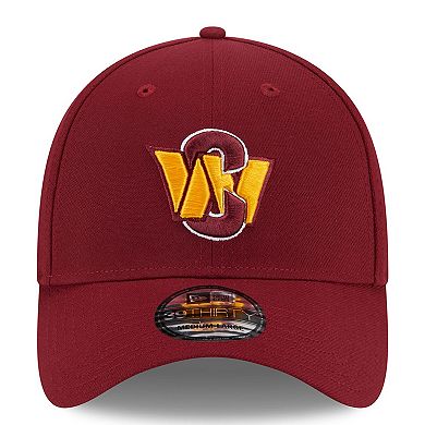 Men's New Era Burgundy Washington Commanders City Originals 39THIRTY Flex Hat