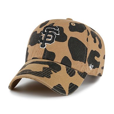 Women's '47 Brown San Francisco Giants Rosette Clean Up Adjustable Hat