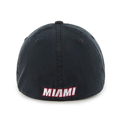 Men's '47 Black Miami Heat Classic Franchise Fitted Hat