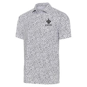 Men's Antigua White New Orleans Saints Motion Polo
