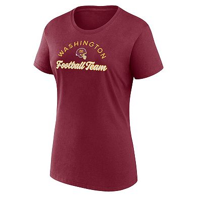 Women's Fanatics Branded Burgundy Washington Commanders Primary Component T-Shirt