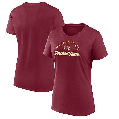 Women's Fanatics Branded Burgundy Washington Commanders Primary Component T-Shirt