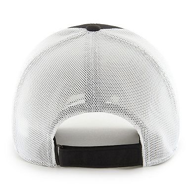 Men's '47 Black Miami Marlins Disburse MVP Trucker Adjustable Hat