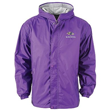 Men's Dunbrooke Purple Baltimore Ravens Big & Tall Legacy Stadium Full-Zip Jacket