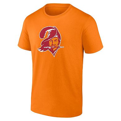 Men's Fanatics Branded Mike Evans Orange Tampa Bay Buccaneers Throwback Player Icon Name & Number T-Shirt