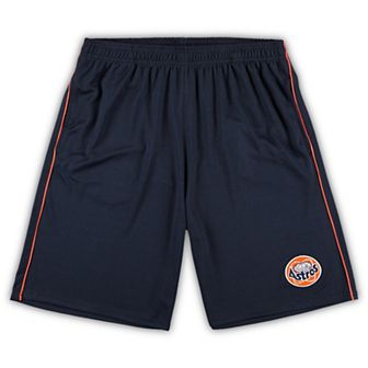 Men's Profile Navy Houston Astros Big & Tall Mesh Shorts