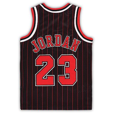Toddler Mitchell & Ness Michael Jordan Black Chicago Bulls 1996/97 Hardwood Classics Authentic Jersey
