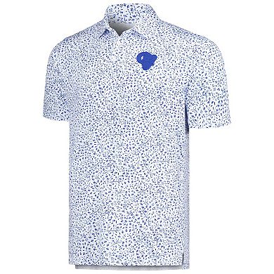 Men's Antigua White Los Angeles Rams Motion Polo