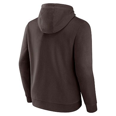 Men's Fanatics Brown San Diego Padres Team Lockup Pullover Hoodie