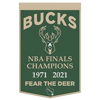 "WinCraft Milwaukee Bucks 24"" x 38"" Championship Banner"