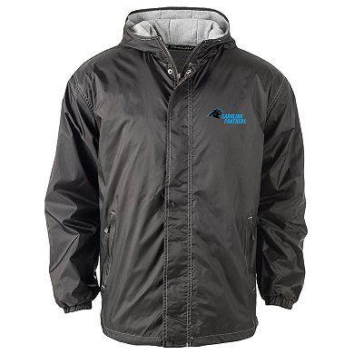 Men's Dunbrooke Black Carolina Panthers Big & Tall Legacy Stadium Full-Zip Jacket