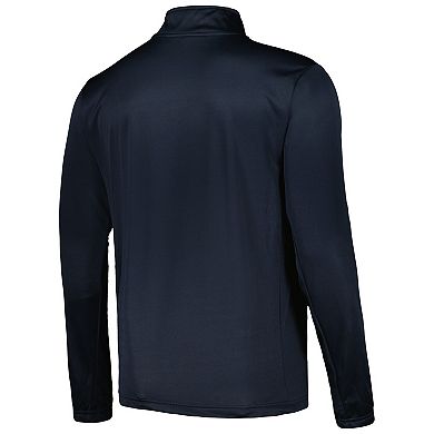 Men's Dunbrooke Navy Tennessee Titans All-Star Tech Quarter-Zip Top