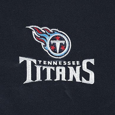 Men's Dunbrooke Navy Tennessee Titans All-Star Tech Quarter-Zip Top