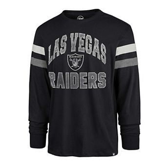 Men's '47 Black Las Vegas Raiders Irving Long Sleeve T-Shirt