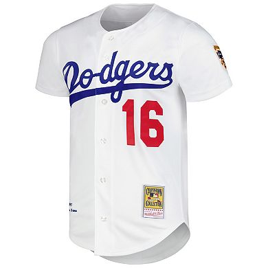 Men's Mitchell & Ness Hideo Nomo White Los Angeles Dodgers Cooperstown Collection Authentic Jersey