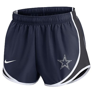 Women's Nike Navy Dallas Cowboys Plus Size Tempo Shorts