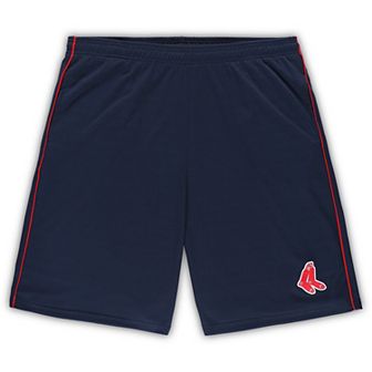 Men's Profile Navy Boston Red Sox Big & Tall Mesh Shorts