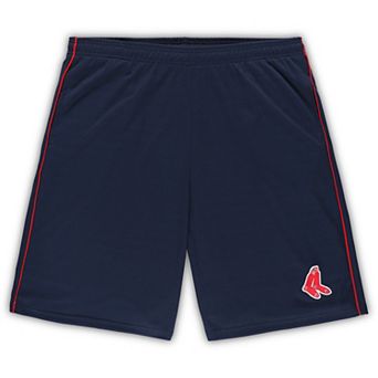 Men's Profile Navy Boston Red Sox Big & Tall Mesh Shorts