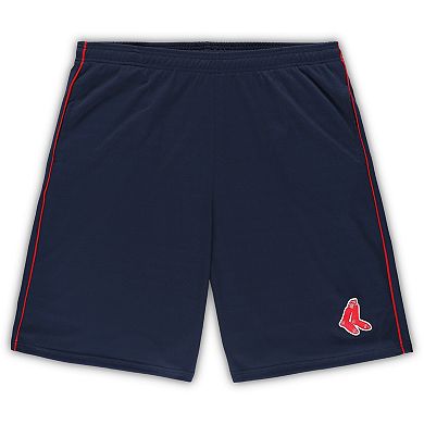 Men's Profile Navy Boston Red Sox Big & Tall Mesh Shorts