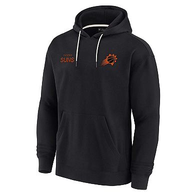 Unisex Fanatics Signature Black Phoenix Suns Super Soft Fleece Pullover Hoodie