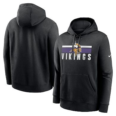 Men's Nike Black Minnesota Vikings Club Fleece Pullover Hoodie