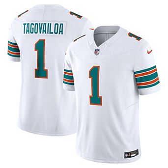 Men's Nike Tua Tagovailoa White Miami Dolphins Alternate Vapor F.U.S.E. Limited Jersey