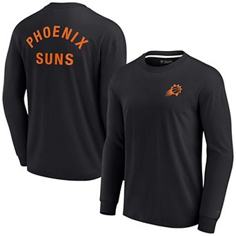 Unisex Fanatics Signature Black Phoenix Suns Super Soft Long Sleeve T-Shirt
