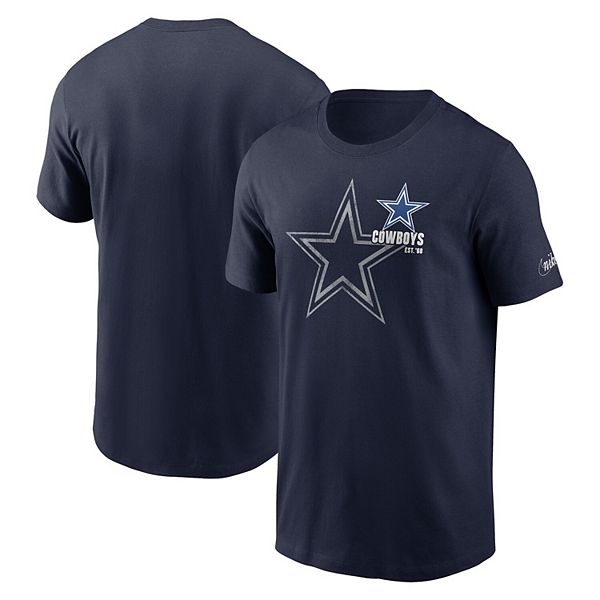 Men's Nike Navy Dallas Cowboys Logo Essential T-Shirt