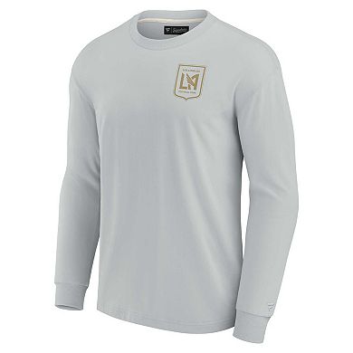 Unisex Fanatics Signature Gray LAFC Super Soft Long Sleeve T-Shirt