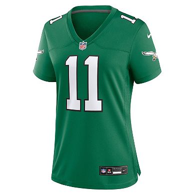 Women's Nike A.J. Brown Kelly Green Philadelphia Eagles Player Jersey