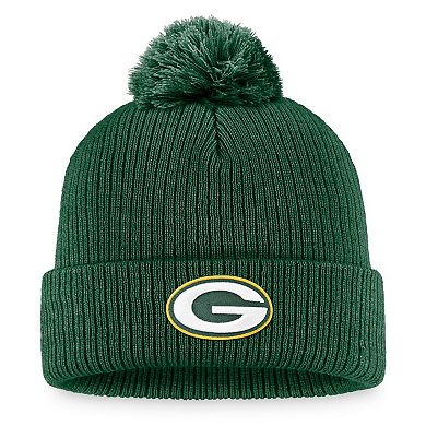 Women's Fanatics Branded Green Green Bay Packers Cuffed Knit Hat with Pom