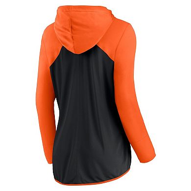 Women's Fanatics Branded Black/Orange San Francisco Giants Forever Fan Full-Zip Hoodie Jacket