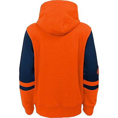 Preschool Orange Denver Broncos Stadium Color Block Full-Zip Hoodie