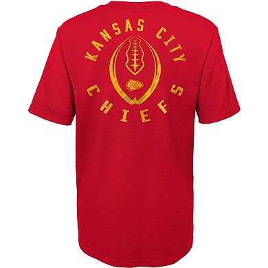 Preschool Red Kansas City Chiefs Liquid Camo Logo T-Shirt