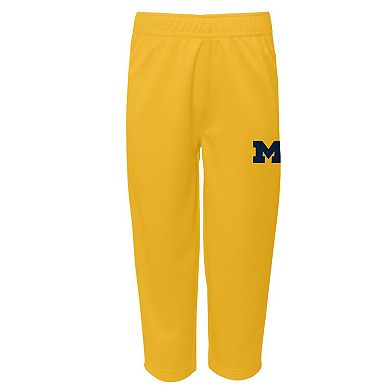 Toddler Navy Michigan Wolverines Two-Piece Red Zone Jersey & Pants Set