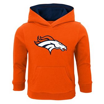 Toddler Orange Denver Broncos Prime Pullover Hoodie