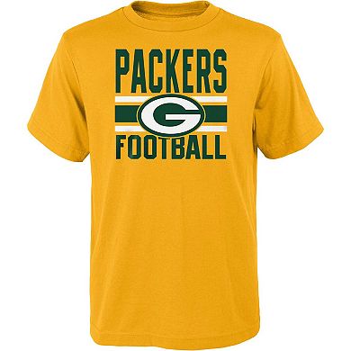 Youth Gold/Green Green Bay Packers Fan Fave T-Shirt Combo Set